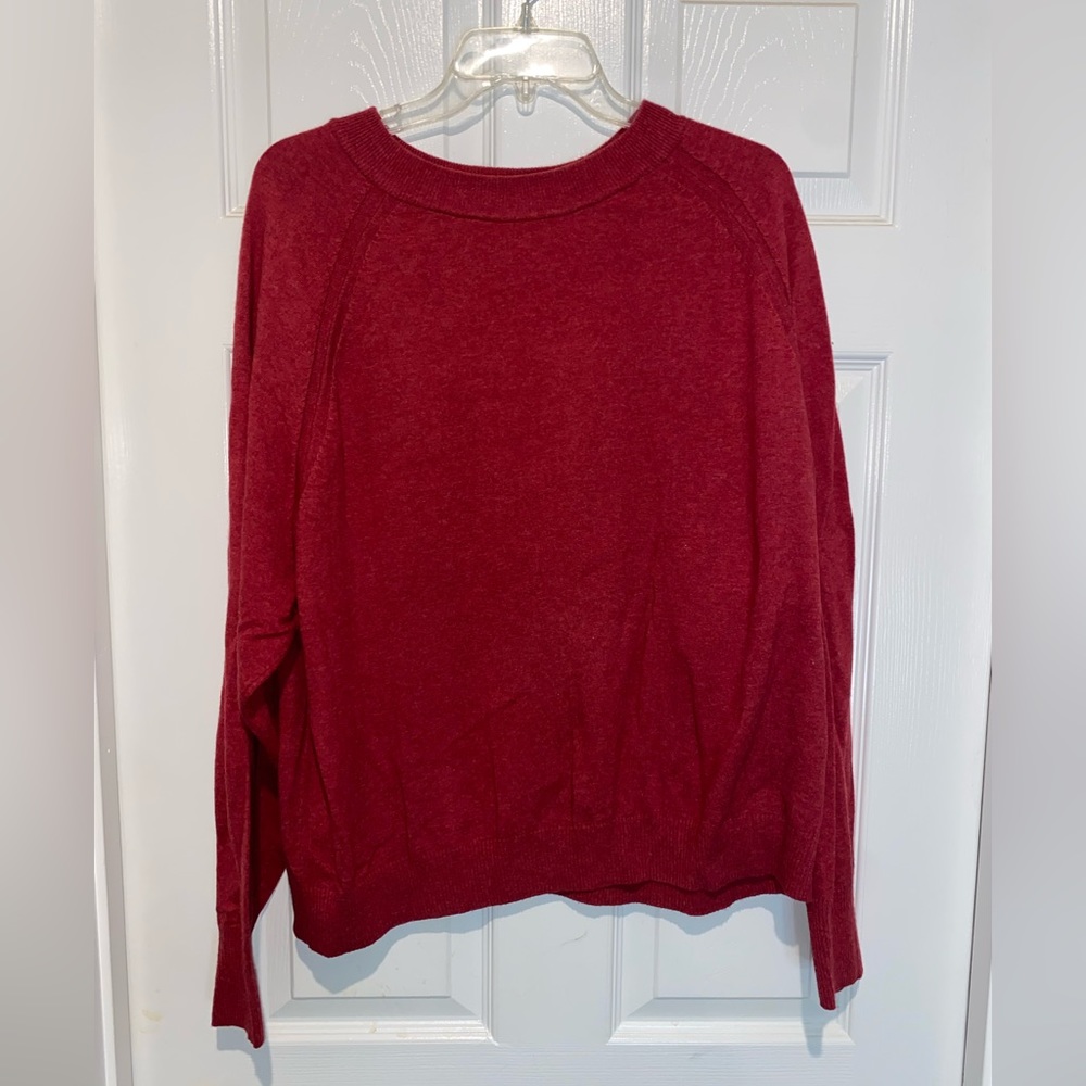 A New Day thin soft red sweater. Size XXL
